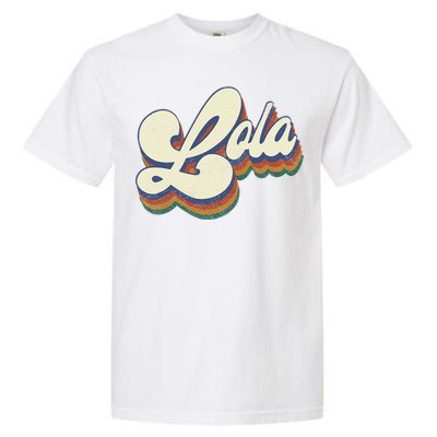 Lola Gifts For Grandma Retro Vintage Mother's Day Lola Garment-Dyed Heavyweight T-Shirt