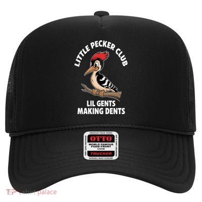 Lil Gent Funny Bird Enthusiast Club Cute Gift High Crown Mesh Back Trucker Hat