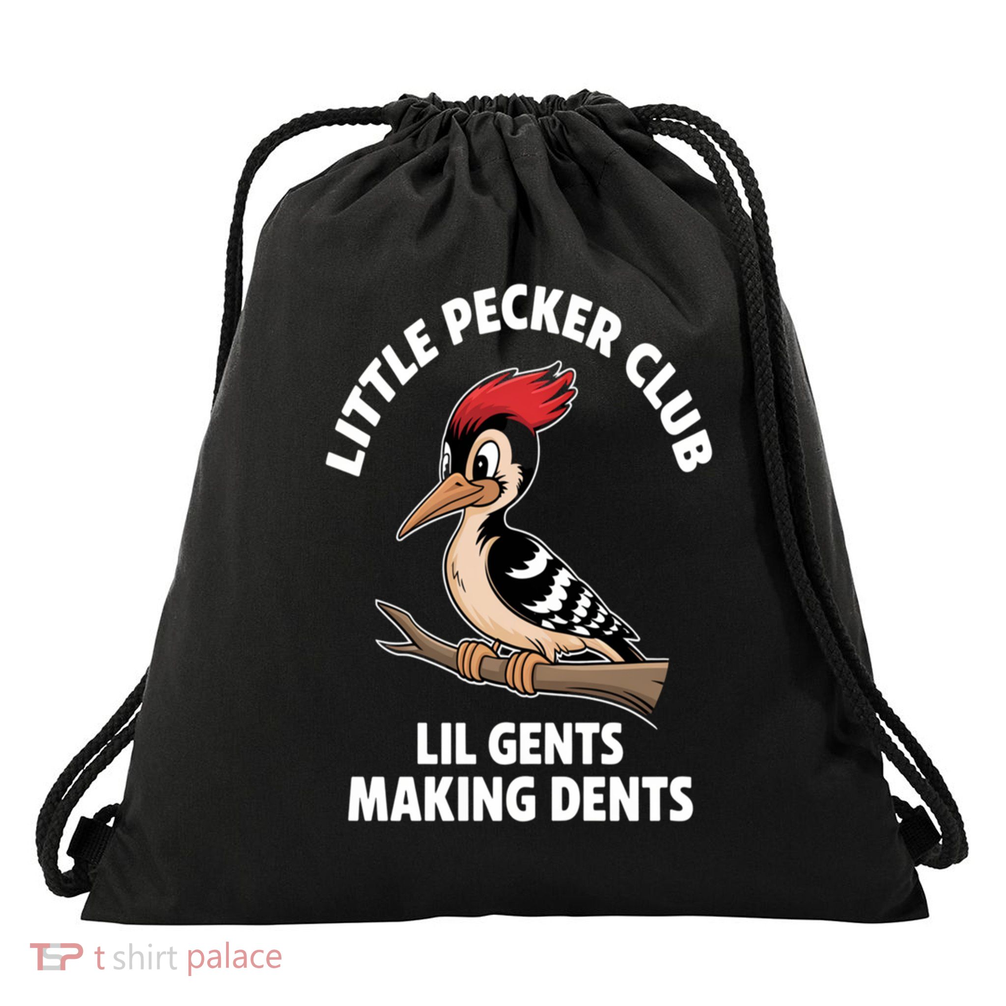 Lil Gent Funny Bird Enthusiast Club Cute Gift Drawstring Bag