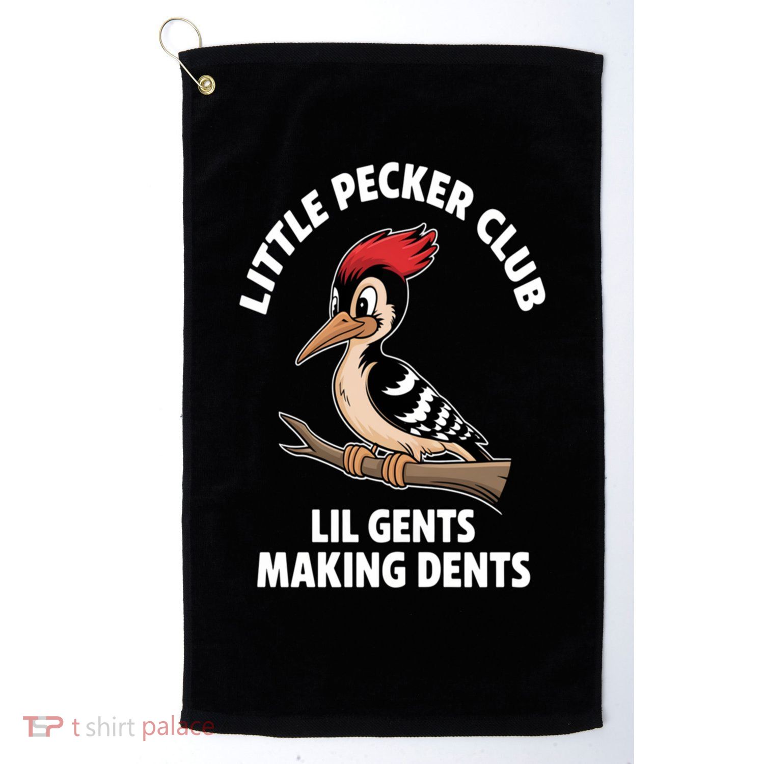 Lil Gent Funny Bird Enthusiast Club Cute Gift Golf Towel