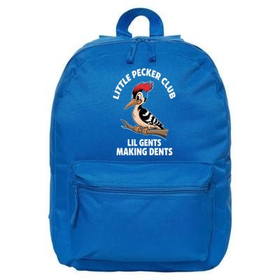 Lil Gent Funny Bird Enthusiast Club Cute Gift 16 in Basic Backpack