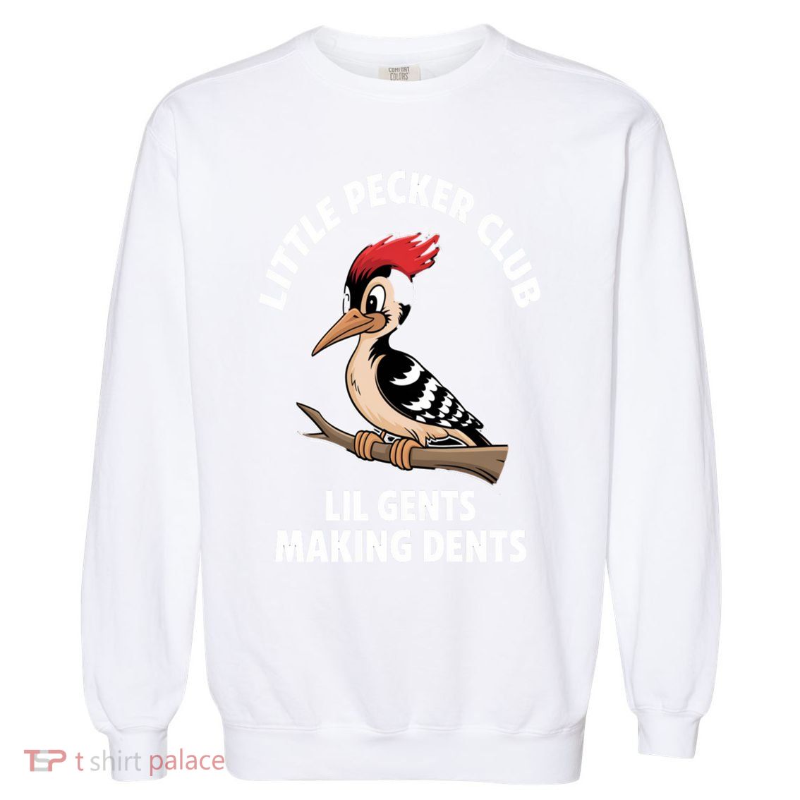 Lil Gent Funny Bird Enthusiast Club Cute Gift Garment-Dyed Sweatshirt