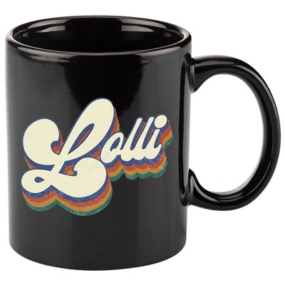 Lolli Gifts For Grandma Retro Vintage Mother's Day Lolli 11oz C Handle Ceramic Mug