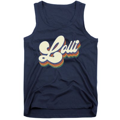 Lolli Gifts For Grandma Retro Vintage Mother's Day Lolli Tank Top