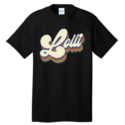 Lolli Gifts For Grandma Retro Vintage MotherS Day Lolli Tall T-Shirt