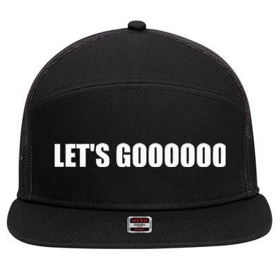 Let's Go  Funny Gamer Team Sports ESports Online Battle  7 Panel Mesh Trucker Snapback Hat