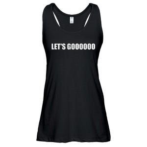 Let's Go  Funny Gamer Team Sports ESports Online Battle  Ladies Essential Flowy Tank