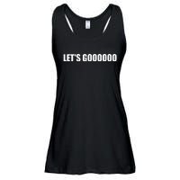 Let's Go  Funny Gamer Team Sports ESports Online Battle  Ladies Essential Flowy Tank