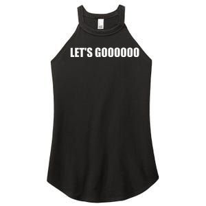 Let's Go  Funny Gamer Team Sports ESports Online Battle  Women's Perfect Tri Rocker Tank