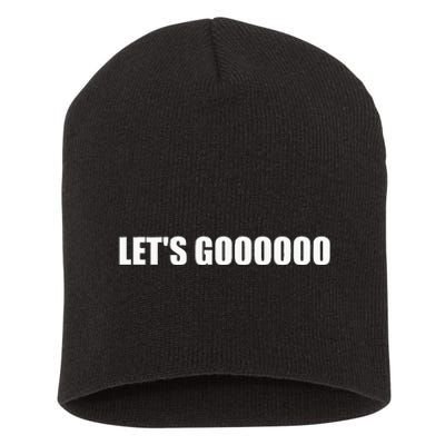 Let's Go  Funny Gamer Team Sports ESports Online Battle  Short Acrylic Beanie