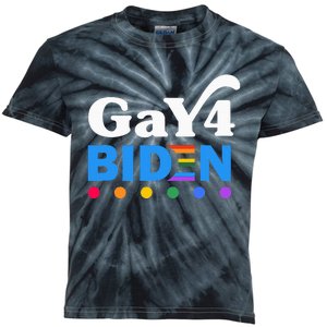 Lgbtq Gay For Biden Lgbt Biden Gay Supporter Kids Tie-Dye T-Shirt