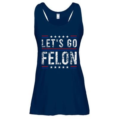 LetS Go Felon Voting For The Convicted Felon Funny 2024 Ladies Essential Flowy Tank