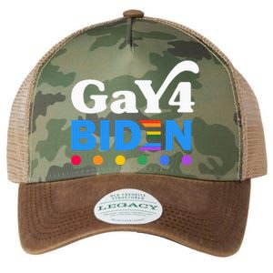 Lgbtq Gay For Biden Lgbt Biden Gay Supporter Legacy Tie Dye Trucker Hat