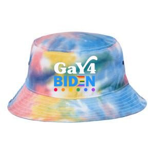 Lgbtq Gay For Biden Lgbt Biden Gay Supporter Tie Dye Newport Bucket Hat