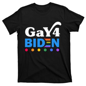 Lgbtq Gay For Biden Lgbt Biden Gay Supporter T-Shirt