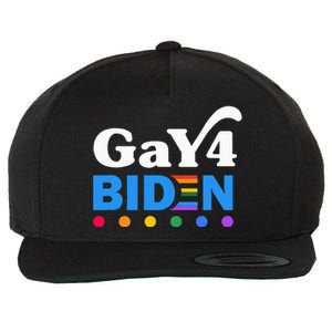 Lgbtq Gay For Biden Lgbt Biden Gay Supporter Wool Snapback Cap