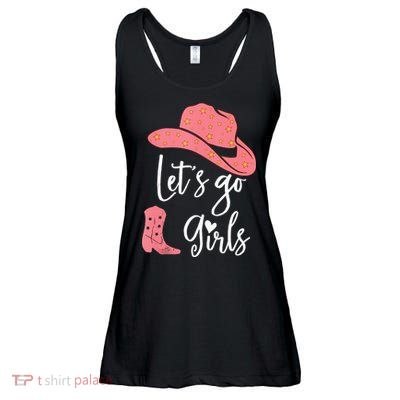 Lets Go Funny Lets Go Lets Go Ladies Essential Flowy Tank