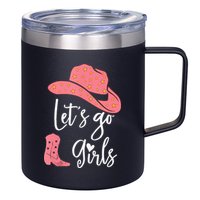 Lets Go Funny Lets Go Lets Go 12oz Stainless Steel Coffee Mug