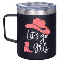 Lets Go Funny Lets Go Lets Go 12oz Stainless Steel Coffee Mug