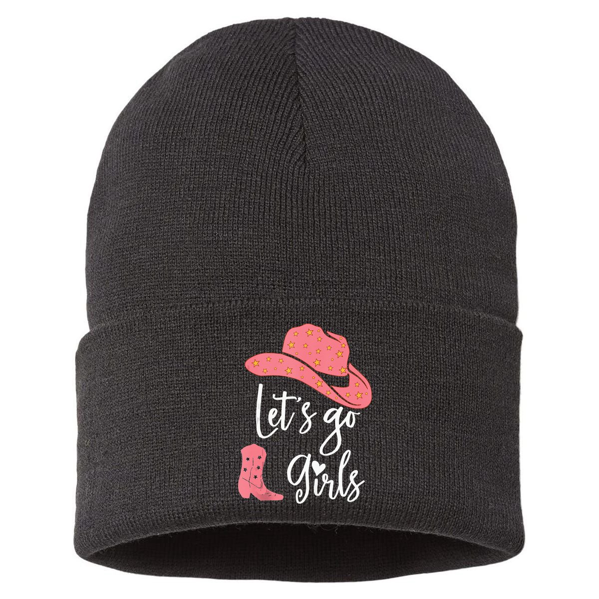 Lets Go Funny Lets Go Lets Go Sustainable Knit Beanie