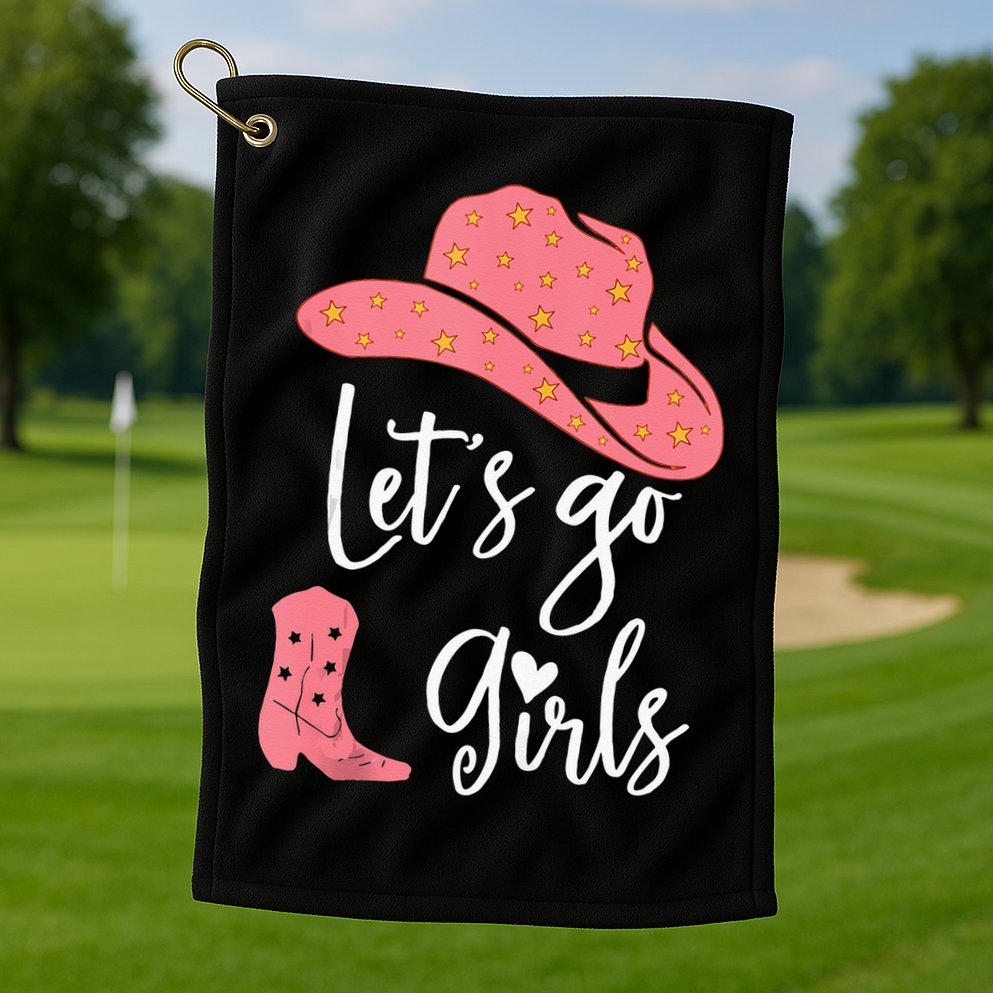 Lets Go Funny Lets Go Lets Go Golf Towel