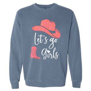 Lets Go Funny Lets Go Lets Go Garment-Dyed Sweatshirt