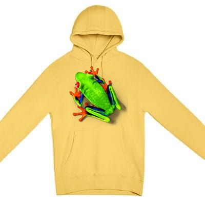 Little Green Frog Premium Pullover Hoodie