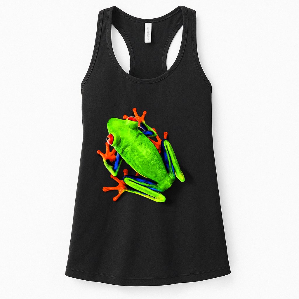 Little Green Frog Womens Tank Top