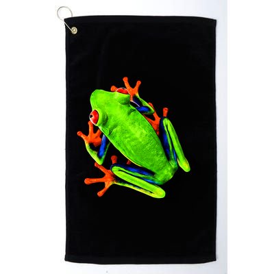Little Green Frog Golf Towel