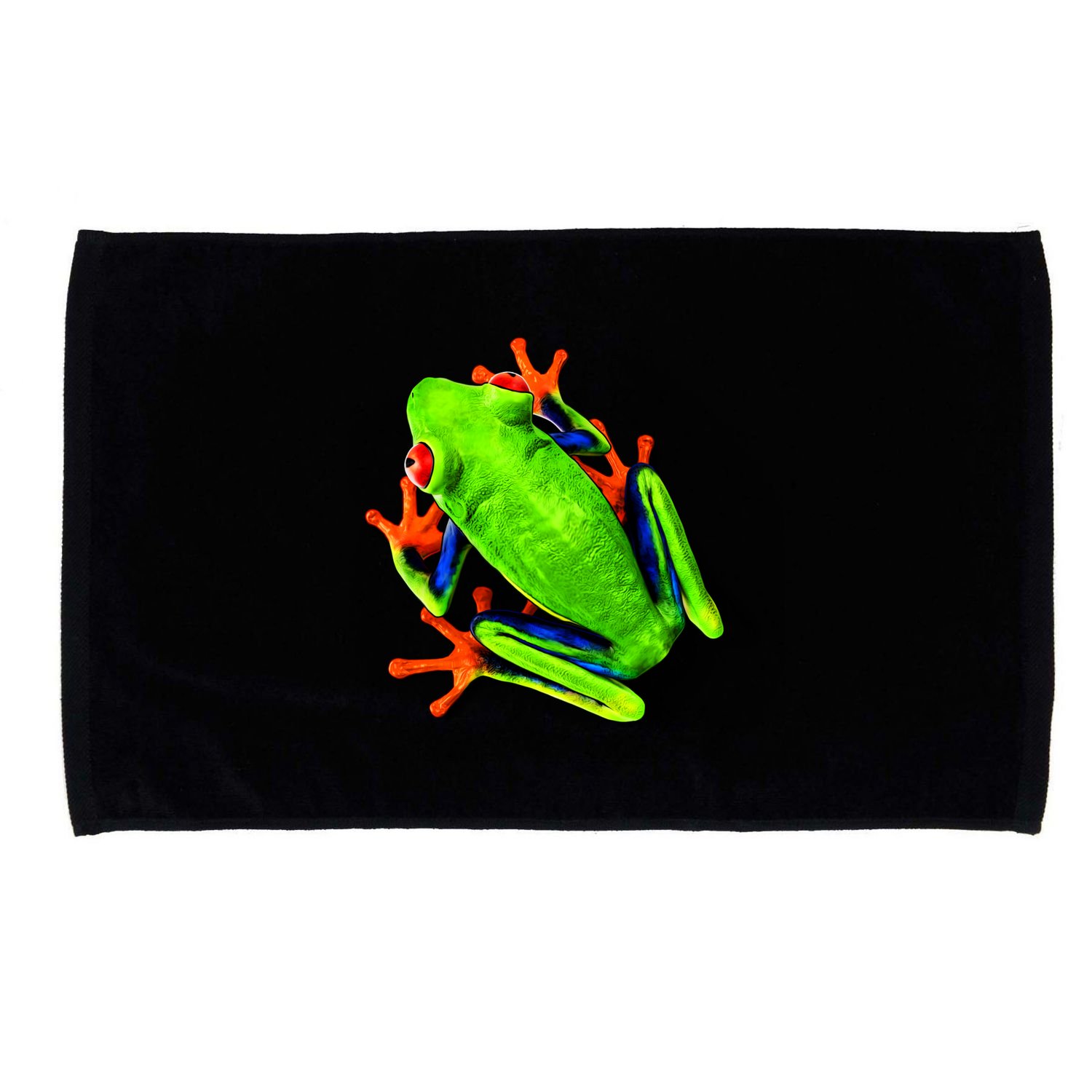 Little Green Frog Microfiber Hand Towel