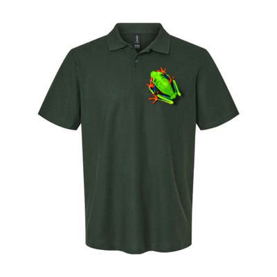 Little Green Frog Softstyle Adult Sport Polo