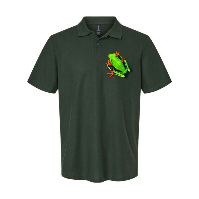 Little Green Frog Softstyle Adult Sport Polo