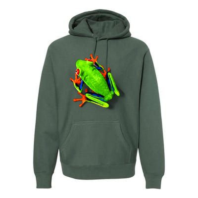 Little Green Frog Premium Hoodie