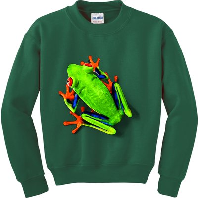 Little Green Frog Kids Sweatshirt