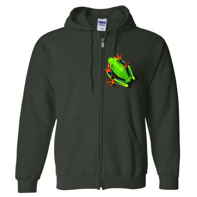 Little Green Frog Full Zip Hoodie