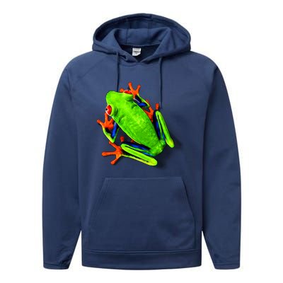 Little Green Frog Performance Fleece Hoodie