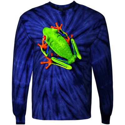 Little Green Frog Tie-Dye Long Sleeve Shirt