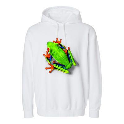 Little Green Frog Garment-Dyed Fleece Hoodie