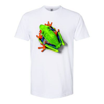 Little Green Frog Softstyle CVC T-Shirt