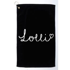 Lolli Gifts For Women Grandma Heart MotherS Day Lolli Platinum Collection Golf Towel