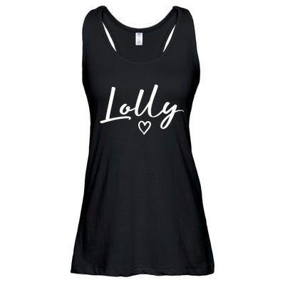 Lolly Gifts For Women Grandma Heart MotherS Day Lolly Ladies Essential Flowy Tank