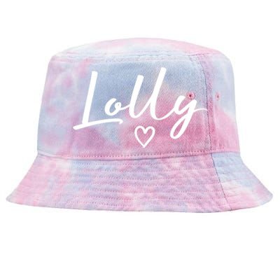 Lolly Gifts For Women Grandma Heart MotherS Day Lolly Tie-Dyed Bucket Hat