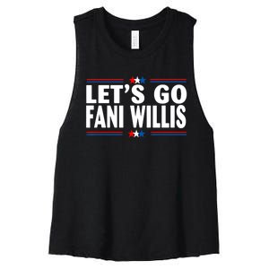 Lets Go Fani WIllis Women's Racerback Cropped Tank