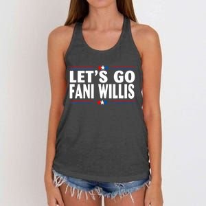 Lets Go Fani WIllis Women's Knotted Racerback Tank