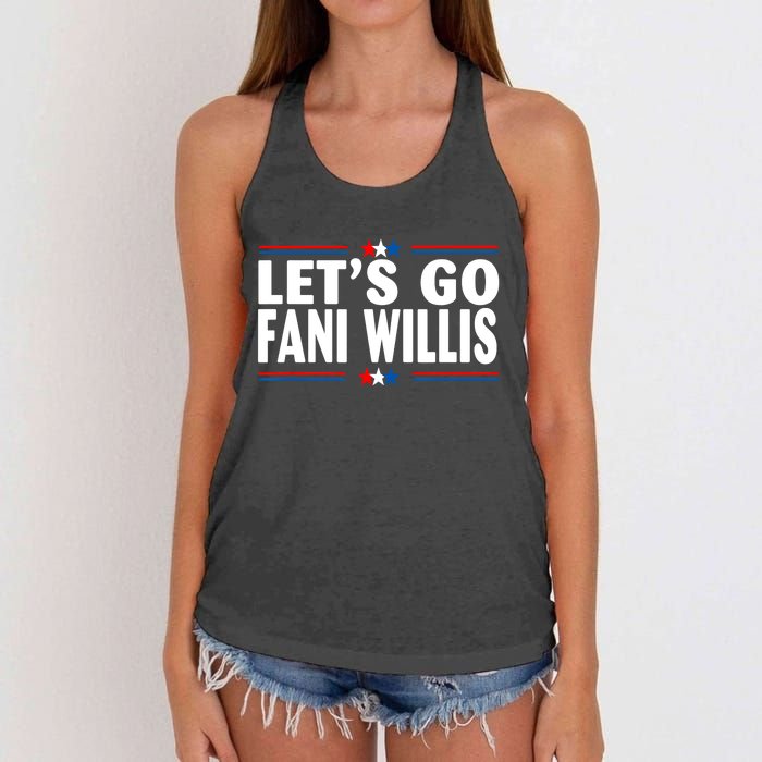 Lets Go Fani WIllis Women's Knotted Racerback Tank