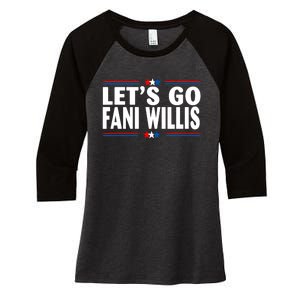 Lets Go Fani WIllis Women's Tri-Blend 3/4-Sleeve Raglan Shirt