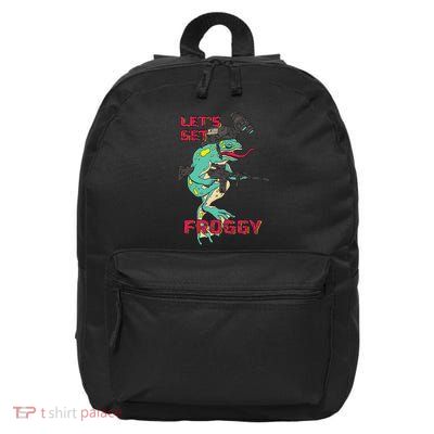 LetS Get Froggy Apparel 16 in Basic Backpack