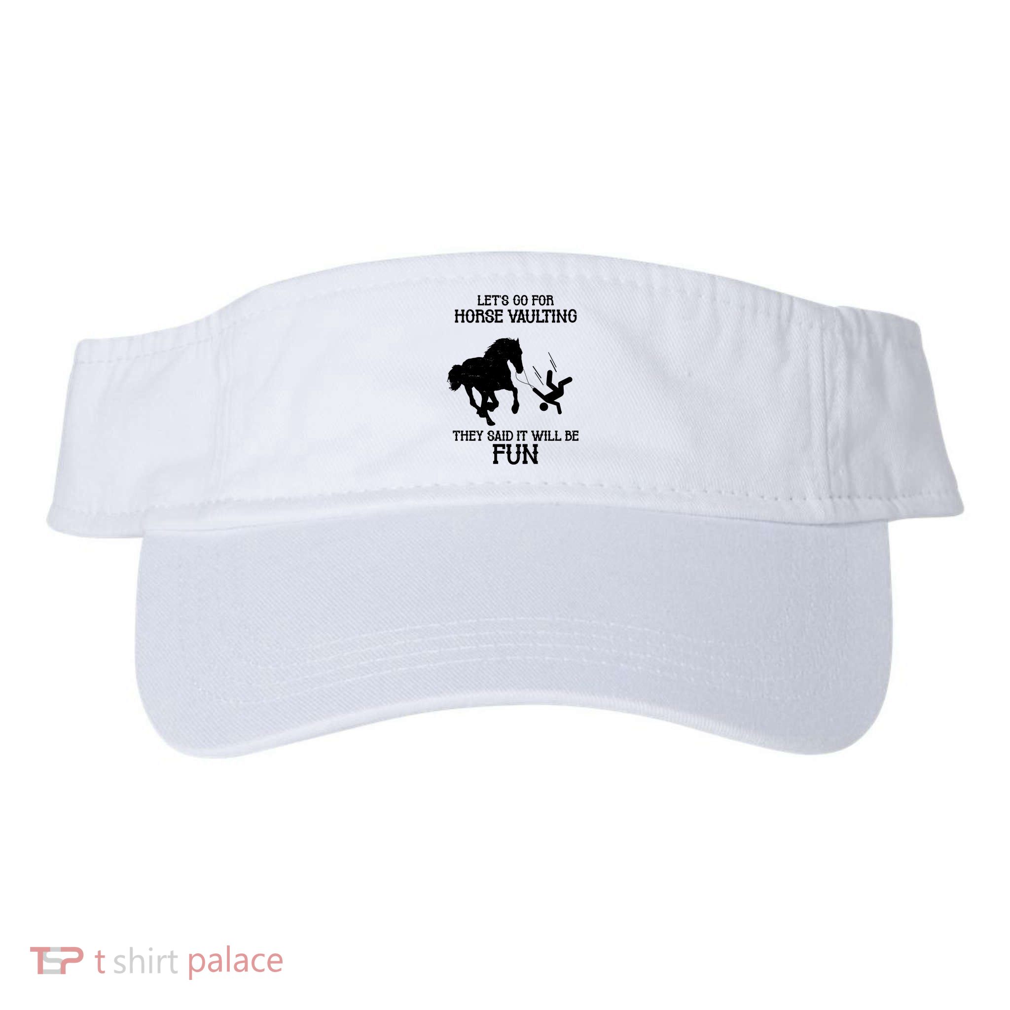 Let's Go For Horse Vaulting They Said It Will Be Fun Visor