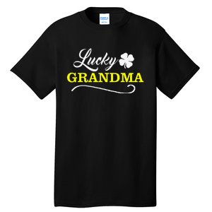 LUCKY GRANDMA Fun Family Saint Patrick's Day Holiday Tall T-Shirt