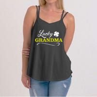 LUCKY GRANDMA Fun Family Saint Patrick's Day Holiday Women's Strappy Tank